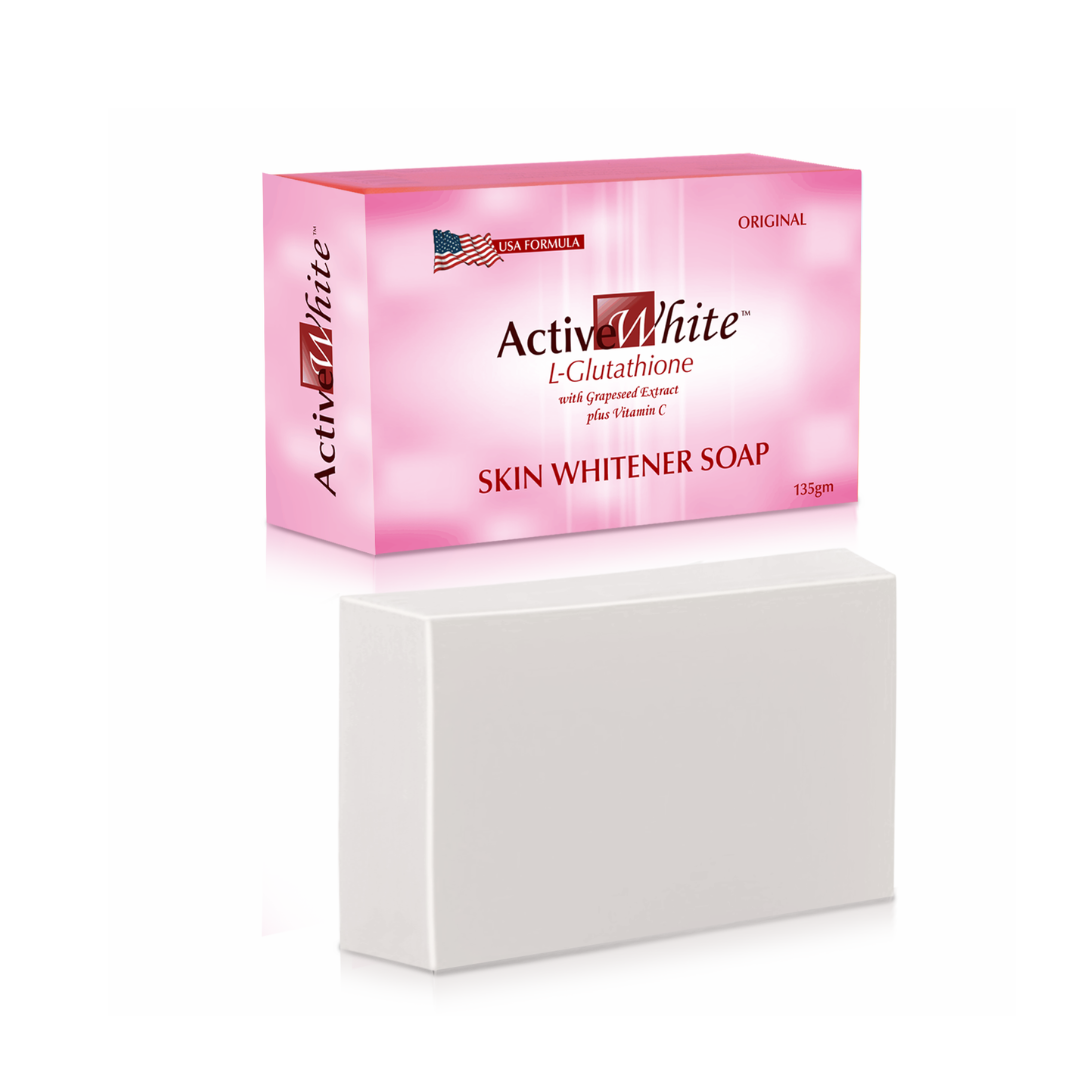 Active White L Glutathione Soap Pack of 2