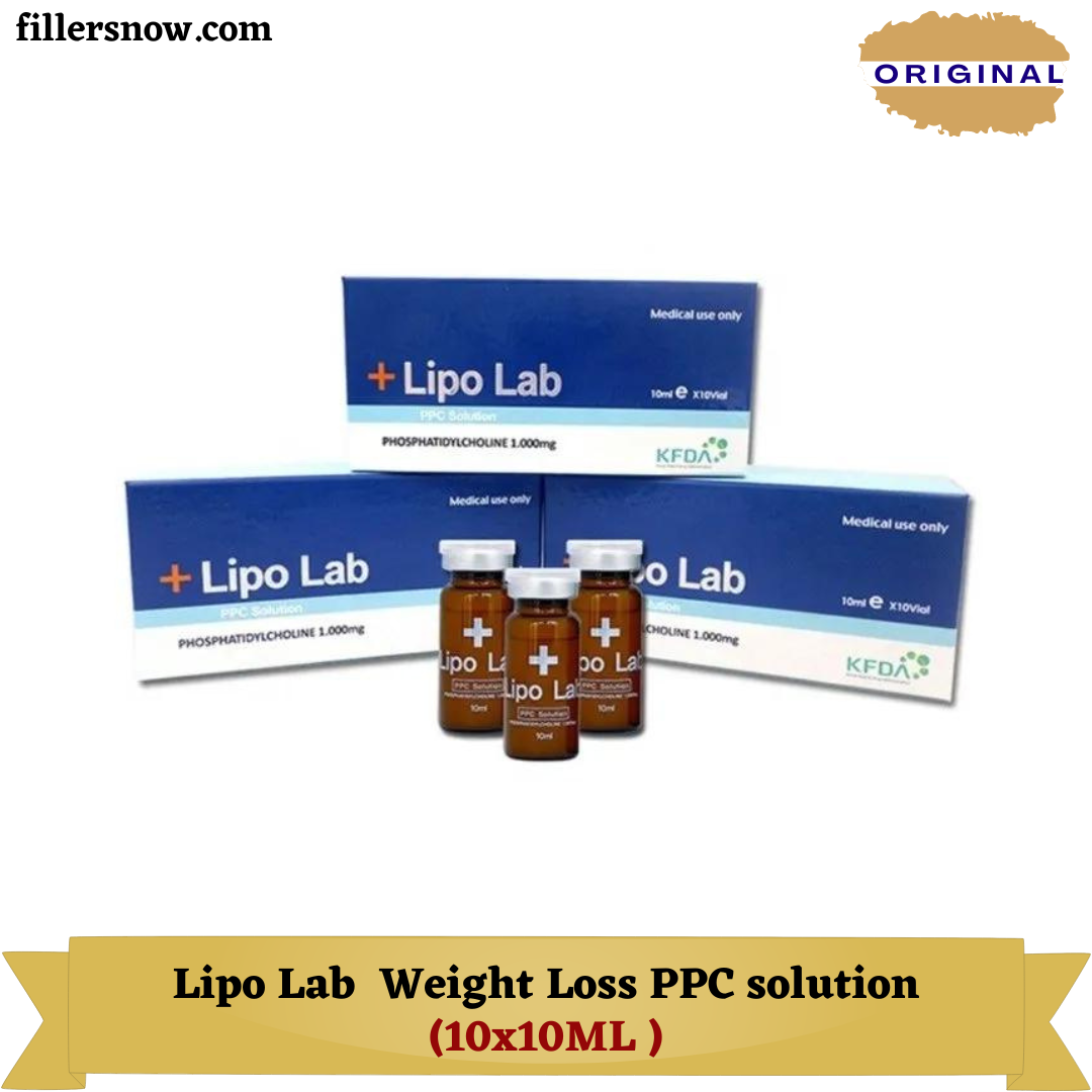 Lipolab PPC Solution - Set of 10 Vials for Non-Surgical Fat Reduction and Body Contouring
