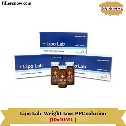 Lipolab PPC Solution - Set of 10 Vials for Non-Surgical Fat Reduction and Body Contouring