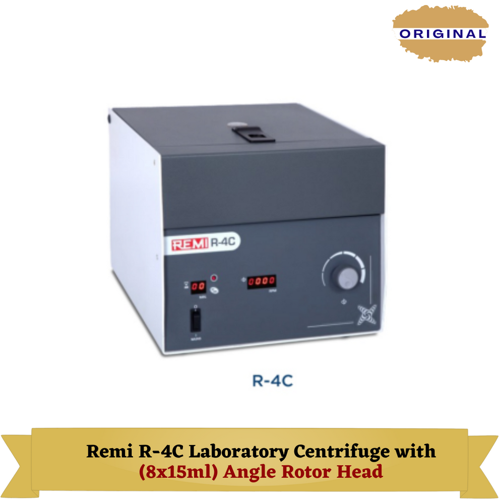 Remi Rotor Remi R-4C Laboratory Centrifuge with 8x15ml Angle Rotor Head – Fillersnow