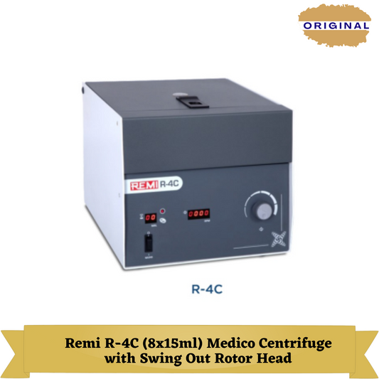 Remi R-4C 8x15ml Medico Centrifuge with Swing Out Rotor Head