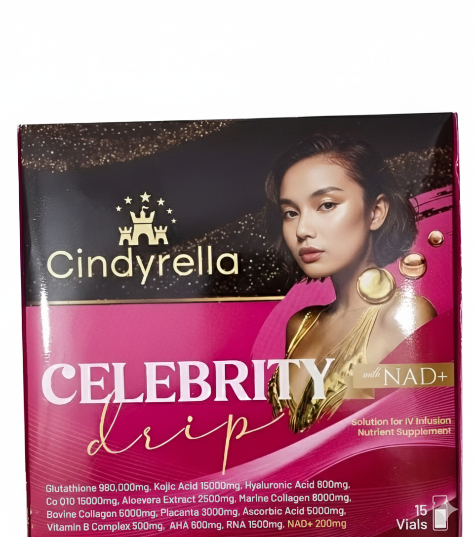 Cindyrella Celebrity Drip with NAD plus Glutathione Injection