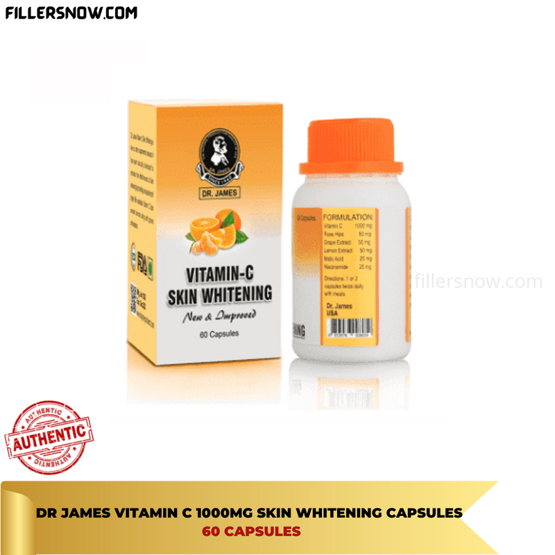Dr James Vitamin C 1000mg Skin whitening capsules (60 capsules)